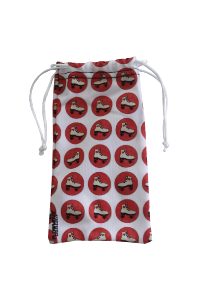 Bolsa para Telemóvel/Óculos - Patins Branco