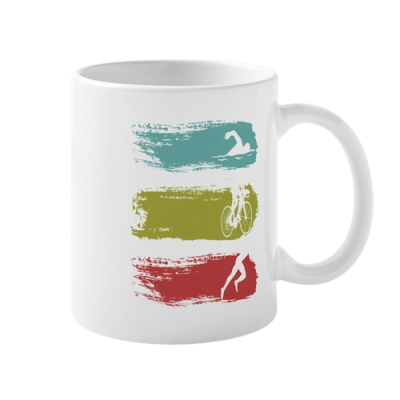 Caneca Nadador Ciclista Corredor