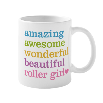 Caneca Amazing Awesome Wonderfull Beautiful Roller Girl
