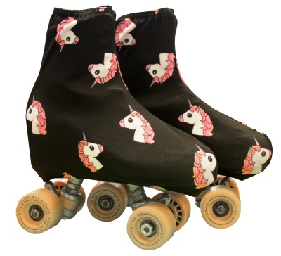 Capas para patins Unicorn Face Black/Pink