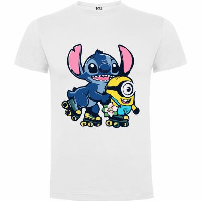 Tshirt Stitch e Minion Patinadores