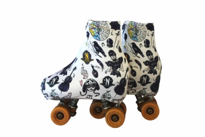 Capas para patins WEDNESDAY WHITE PADRÃO
