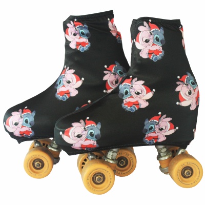 Capas para patins STITCH AND ANGEL CHRISTMAS BLACK