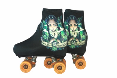 Capas para patins WEDNESDAY BLACK AND GREEN