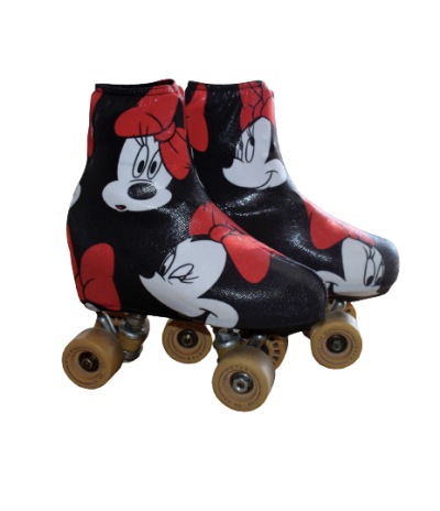 Capas para patins Minnie Red - com brilho - Resistentes