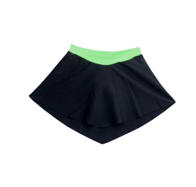 Saia Preta/Verde