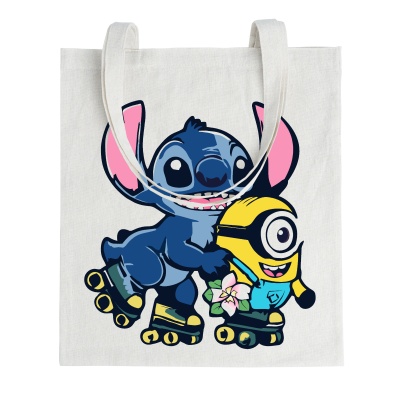 Tote Bag Stitche e Minion Patinadores