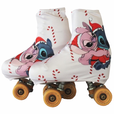 Capas para patins STITCH AND ANGEL CHRISTMAS BENGALA PINK