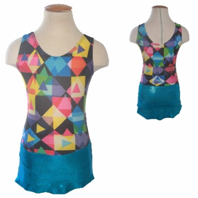 Vestido de Patinagem - Tamanho 6