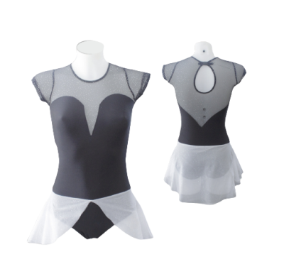 Treino - Vestido de patinagem Tamanho S - sem cristais