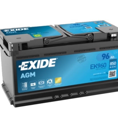 Bateria Exide AGM 96ah EK960 (EK950) (Start/Stop)