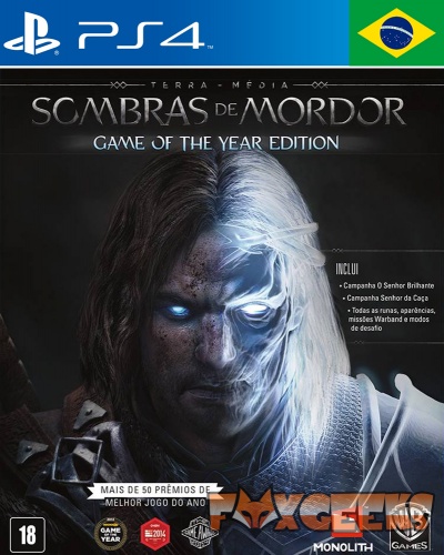 Terra-Média: Sombras de Mordor Edição Jogo do Ano- Português - PREMIUM [PS4]