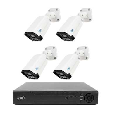 CCTV PNI House IP716 com 4 câmaras 5MP ONVIF