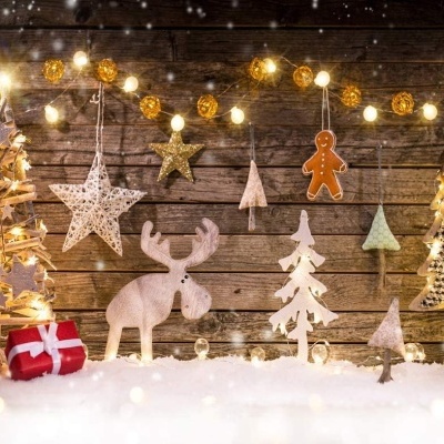 Fundo para cenário fotografia vinil - Natal