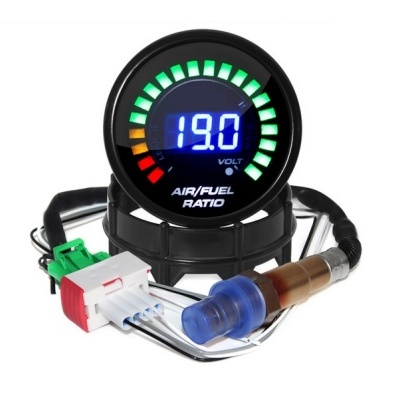 Sonda lambda universal com manómetro digital - calibre relação combustível do ar