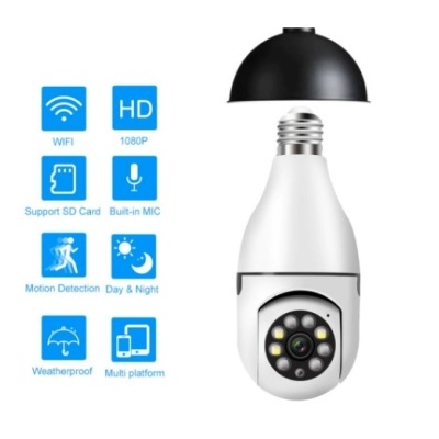 Câmara rotativa 360º encaixe lâmpada E27