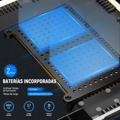 Iluminadores estúdio e exterior 13 polegadas bateria incorporada bicolor