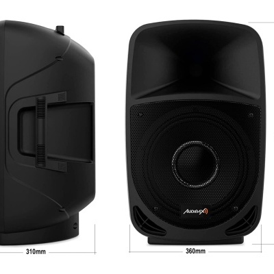 Coluna amplificada 250W 12" Bluetooth com LED