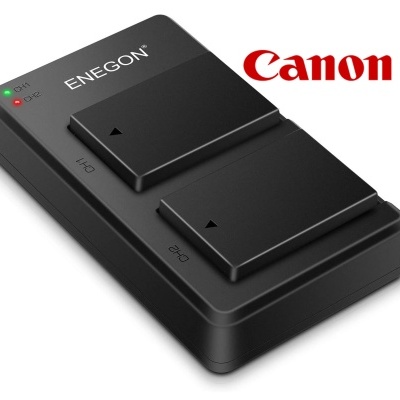 Para câmaras Canon - Kit 2 baterias + carregador - vários modelos