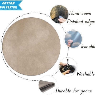 Fundo 3x2m para estúdio fotografia tecido creme