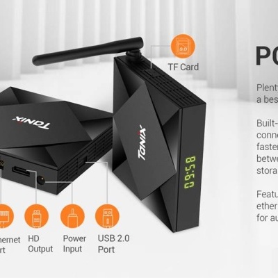 Box Android 10 TANIX TX6S 4GB 32GB 2.4G+5.8G WiFi