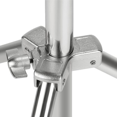 Tripé de estúdio alumínio cor prata de mola 280cm até 10Kg