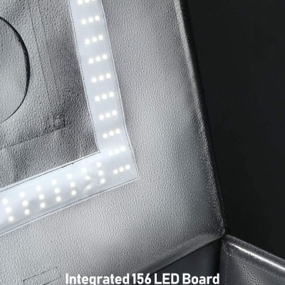 Box para fotografia produto mini estúdio 60x60x60cm iluminação caixa fundos vinil