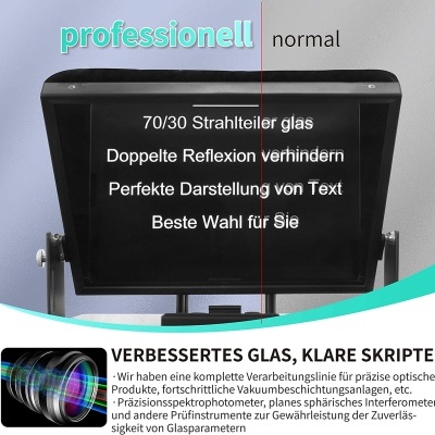 Teleponto 12" para câmara vídeo, DLSR - divisor ótico 70/30