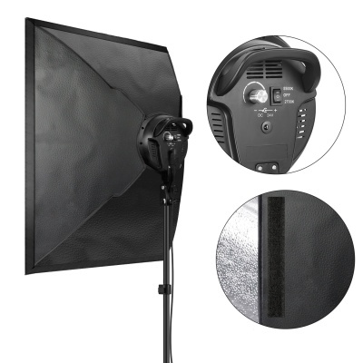 Kit iluminação foto softbox estúdio 45W LED bicolor 2700k 5500k