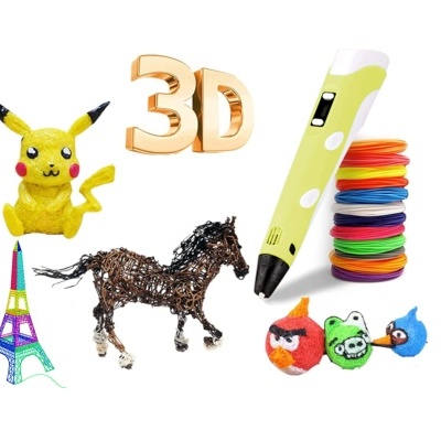 Caneta 3D temperatura ajustável + acessórios