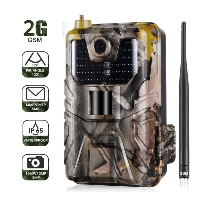 Câmara portátil de caça 2G envio imagens MMS / email
