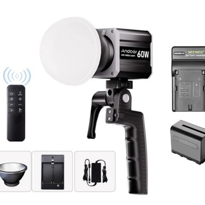 Iluminador bicolor LED 60W difusor bola