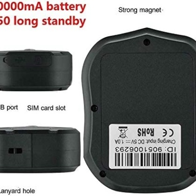 Localizador GPS grande autonomia 10000mAh à prova de água TK905B