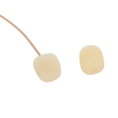 Microfone Headworn cor pele discreto suporte orelha 3.5mm