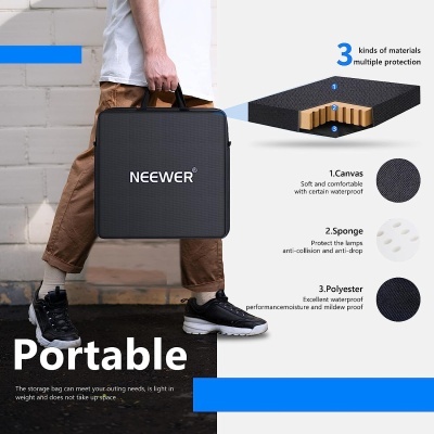 Ringlight Neewer branco ultrafino 41cm anel 16"