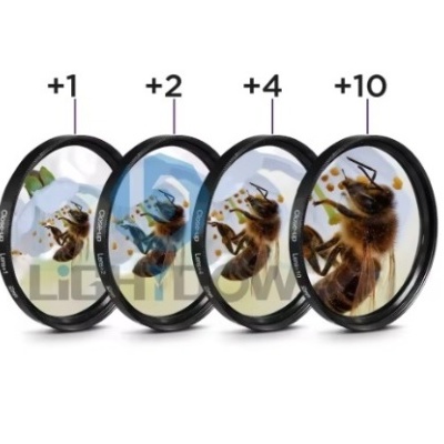 Filtros close up lupa para câmara