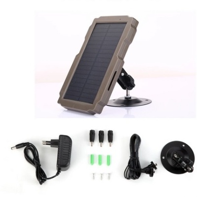 Painel Solar Exterior carregador para câmara de caça