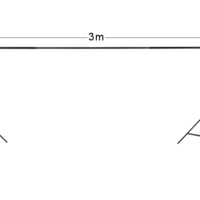 Estrutura para fundos fotografia / vídeo tripés + barras