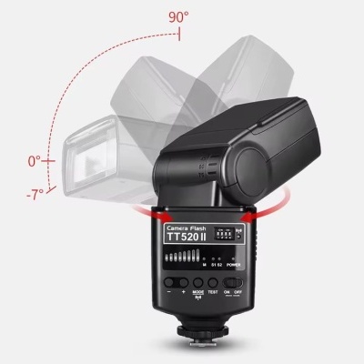 Flash Godox TT520 II + disparador compatibilidade multimarca