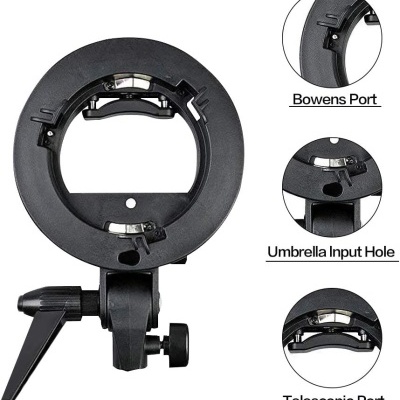 2 softboxes 80x80 Godox SFUV8080 com tripés