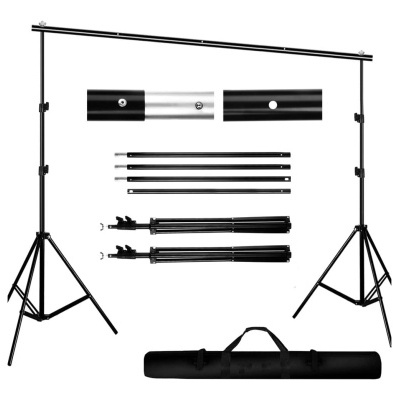 Estrutura para fundos fotografia / vídeo tripés + barras