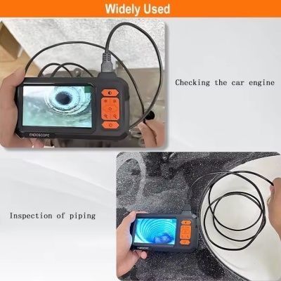 Endoscópio 30 / 50 / 100 metros HD impermeável com bateria 4,3"