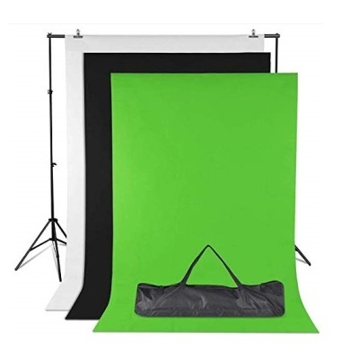 Kit fundos algodão estúdio fotográfico e estrutura fotografia e vídeo