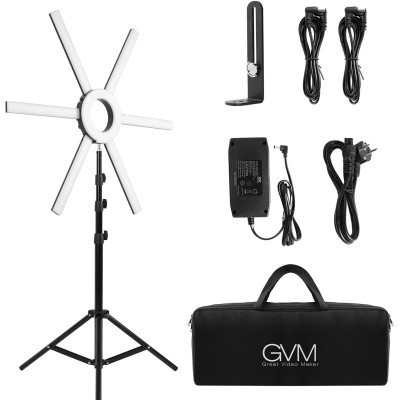 Anel de luz LED estrela ring light bicolor 3200K-5600K