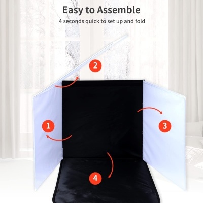 Caixa fotografia produto box portátil 40 x 40 com 3 fundos e 2 focos iluminação Caixa fotografia produto box portátil 40 x 40 com 3 fundos e 2 focos iluminação