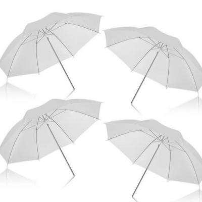 Pack 4 sombrinhas 84cm brancas