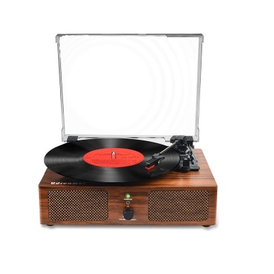 Gira discos madeira portátil 3 velocidades com Encoding PC-Link