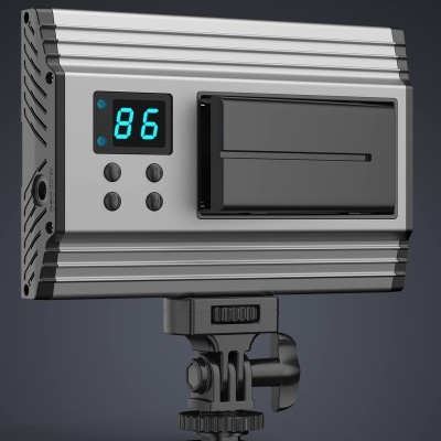 Iluminador LED para DSLR luz + bateria NP-F550 bicolor 3200-5600 K