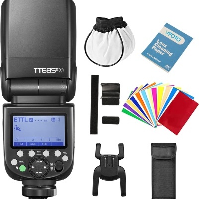 Flash Godox TT685II Speedlite TTL 2.4G 1/8000s GN60 Nikon Canon Sony Fuji Olympus