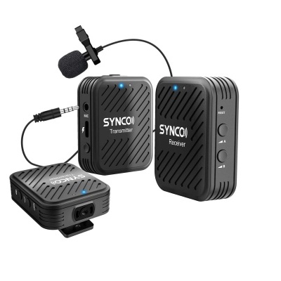 Microfone sem fios G1 lapela 2 emissores e 1 receptor